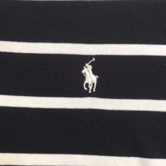Polo Black and White Stripes - Picture 3 of 3